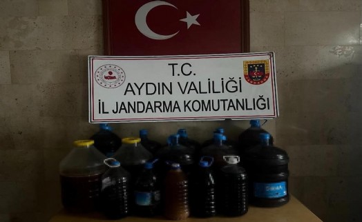 Aydın’da sahte alkol üretimine jandarma baskını