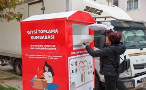 Buca’da giysi kumbaraları ile dayanışma büyüyor