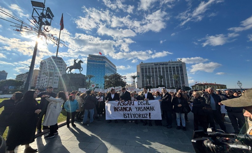 CHP İzmir 'asgari ücret' için sokakta: '2026’yı AKP'ye dar edeceğiz!'