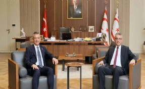 CHP Lideri Özel, KKTC Cumhurbaşkanı Erhürman ile görüştü