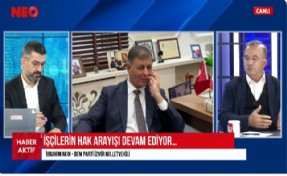 DEM Parti İzmir Milletvekili İbrahim Akın, Neo tv ekranlarında sert belediye eleştirisi: Bu AKP zihniyetinin yerel kopyasıdır