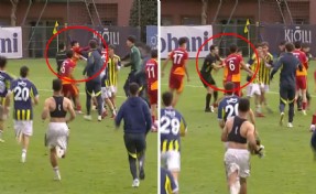 Fenerbahçe-Galatasaray maçında yumruklar konuştu!