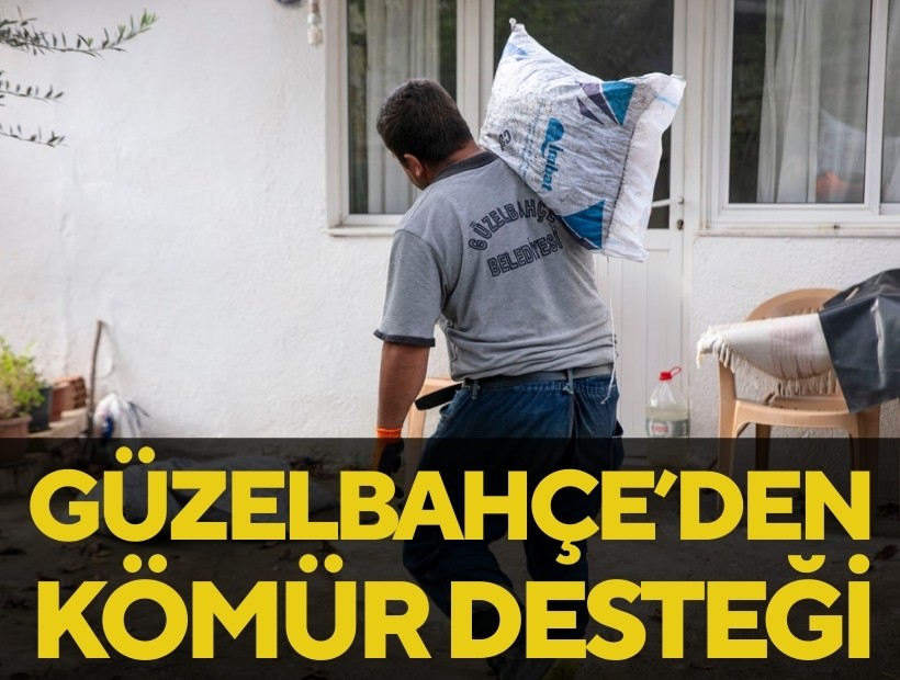 Güzelbahçe Belediyesi’nden kömür desteği