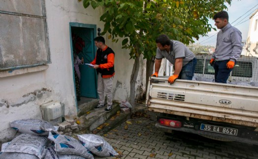Güzelbahçe Belediyesi’nden kömür desteği