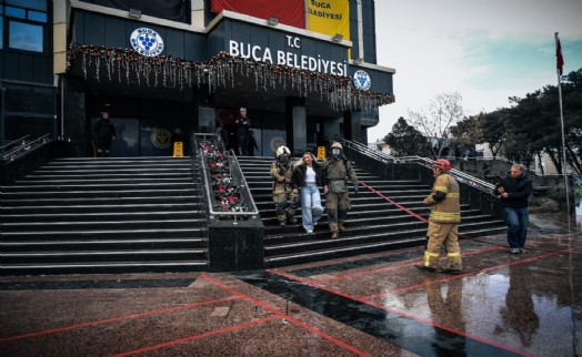 İzmir İtfaiyesi ve BUCAKUT'tan ortak tatbikat!