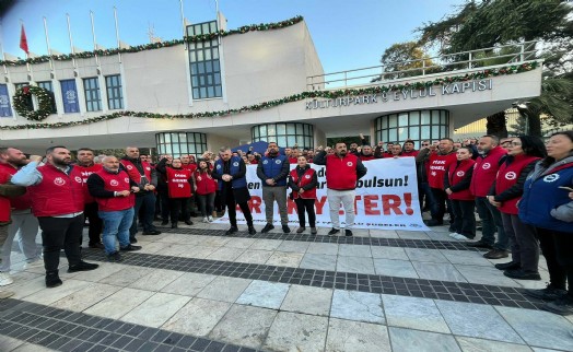 İzmir'de belediye işçileri eylemi 5'inci gününde