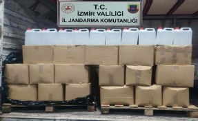 Kamyonette 860 litre etil alkol ele geçirildi