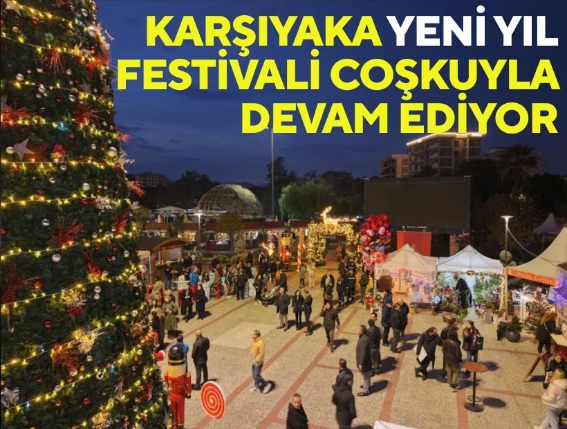Karşıyaka Yeni Yıl Festivali coşkuyla devam ediyor