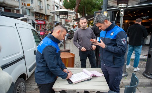 Karşıyaka Zabıtası’ndan işgal denetimi