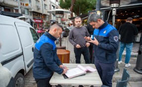 Karşıyaka Zabıtası’ndan işgal denetimi