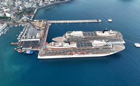 Kuşadası'na kış ortasında bin 700 turist geldi!