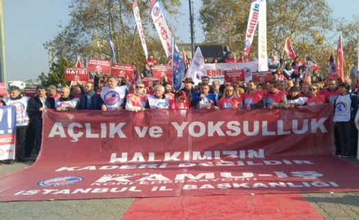 Memurlar İzmir’de iş bıraktı! 11 sendikadan iktidara 'bütçe' tepkisi