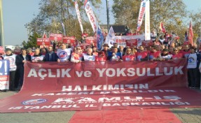 Memurlar İzmir’de iş bıraktı! 11 sendikadan iktidara 'bütçe' tepkisi