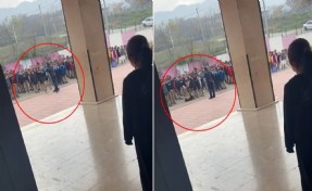 Müdür, öğrenciyi yakasından tutup yere savurdu: O görüntülere inceleme başlatıldı!