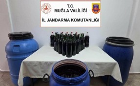 Muğla’da 1 ton sahte içki yakalandı