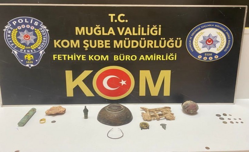 Muğla’da tarihi eser kaçakçılığı operasyonunda 1 tutuklama