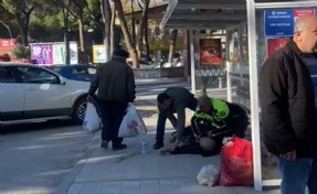 Polisin ilk yardım müdahalesi hayat kurtardı