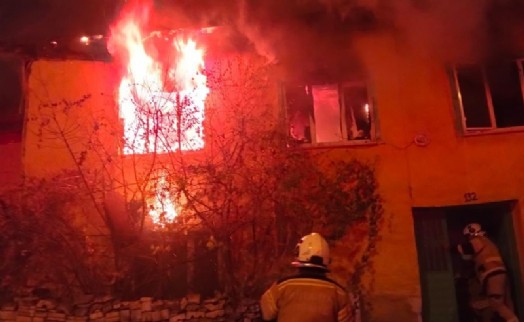 Yangın faciası: Anne öldü, kızı yaralandı