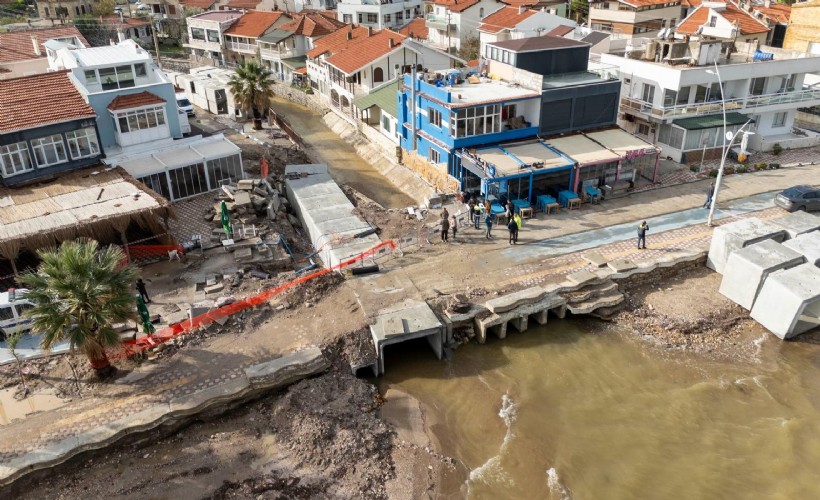 Yeni Foça’da taşkın kabusu bitti