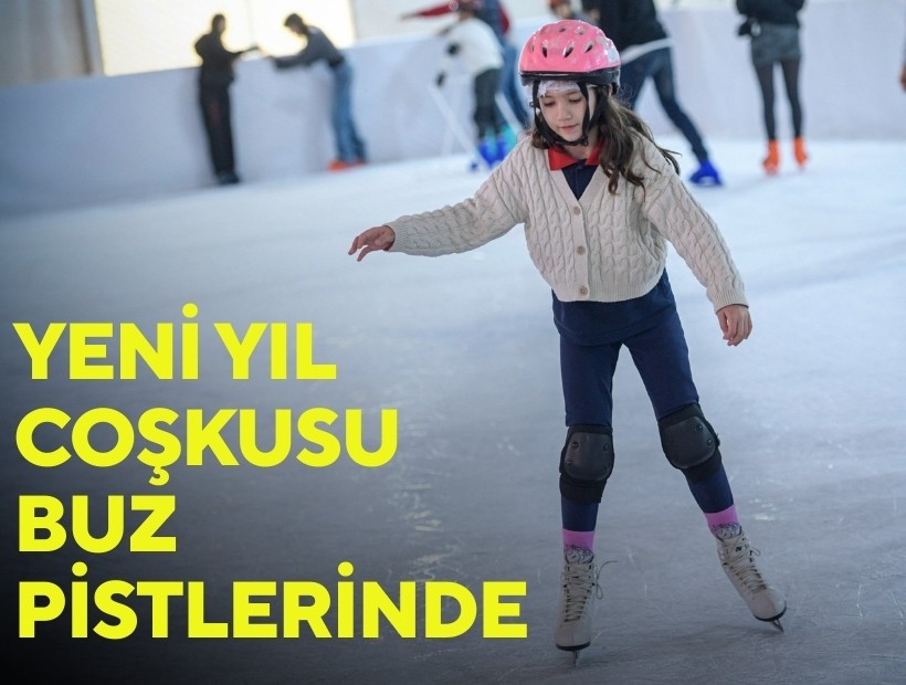 Yeni yıl coşkusu buz pistlerinde