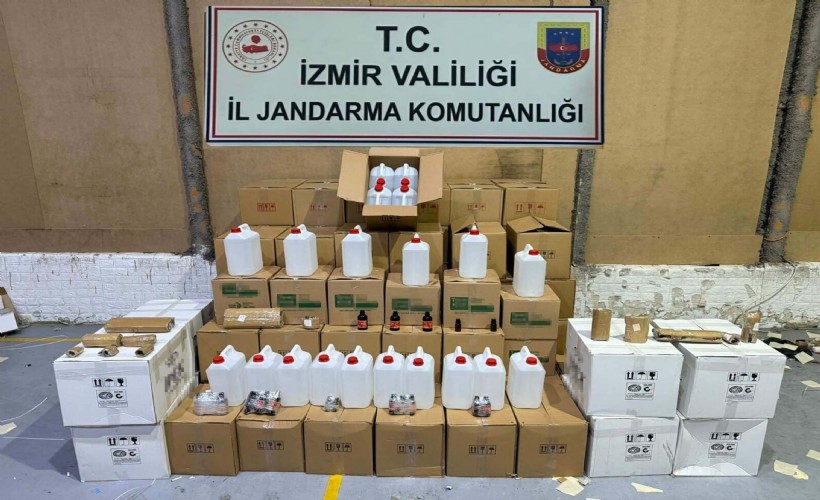 Yılbaşı öncesi İzmir'de 2 bin 850 litre sahte etil alkol ele geçirildi