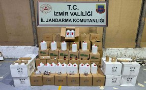 Yılbaşı öncesi İzmir'de 2 bin 850 litre sahte etil alkol ele geçirildi