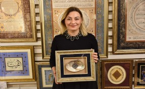Deniz kabuğuna tezhip
