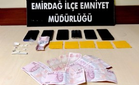 Emirdağ'da uyuşturucu operasyonu