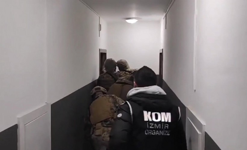 İzmir'de suç örgütüne operasyon: 23 gözaltı