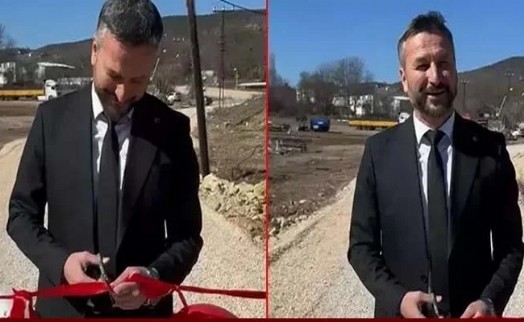AK Parti'li başkan tek başına köprü açılışı yaptı: Gerekçesini duyan şaştı kaldı
