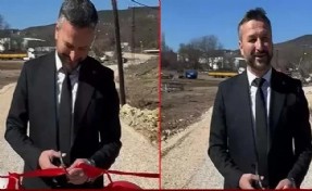 AK Parti'li başkan tek başına köprü açılışı yaptı: Gerekçesini duyan şaştı kaldı