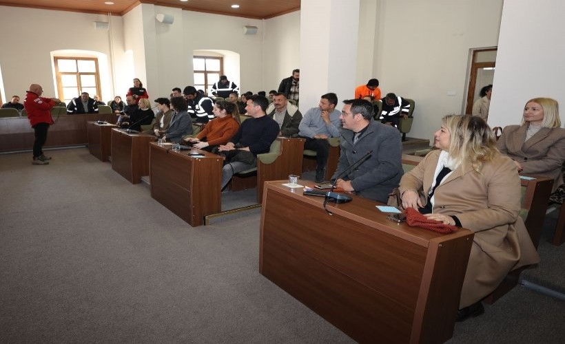 Afet hazırlığında ilk adım personelle başladı