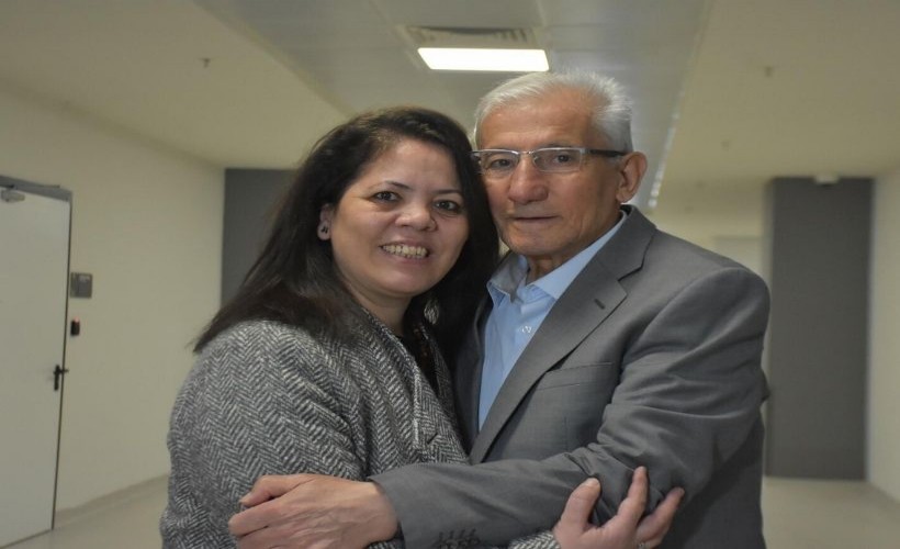Akciğer kanserine yakalanan baba-kız hastalığı birlikte yendi