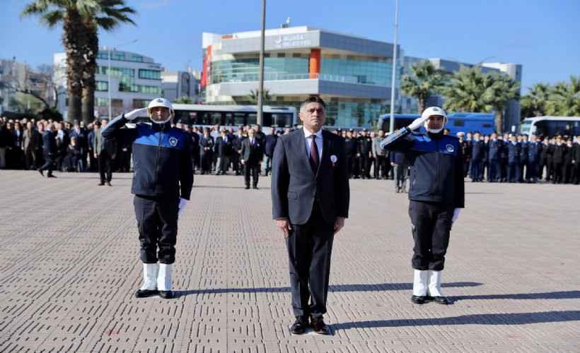 Aliağa’da Çanakkale Deniz Zaferi'nin 110. yıl dönümü kutlandı