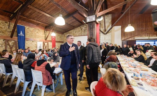Başkan Tugay, Tirelilerle aynı sofrada buluştu