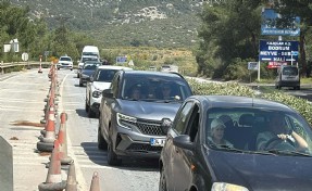 Bodrum'a 24 saatte 10 bin araç giriş yaptı