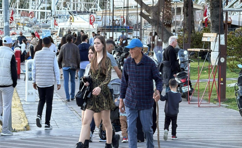 Bodrum'da bayram yoğunluğu