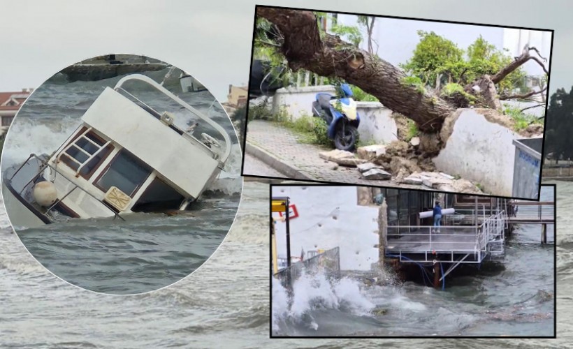 Bodrum ve Datça'da fırtına! Feribot seferleri iptal oldu