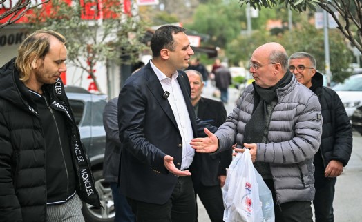 Bornova’da esnafa destek ziyareti