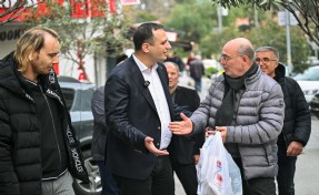 Bornova’da esnafa destek ziyareti