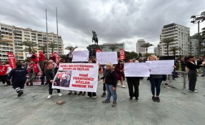 Çiğli’de işten çıkarılan işçiler Cumhuriyet Meydanı’nda: Protesto içinde eylem!