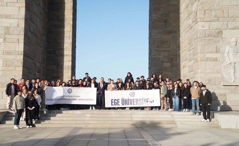 EÜ öğrencileri, Çanakkale şehitlerinin huzuruna çıktı
