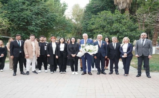 Ege Teknopark'ın yeni binaları için temel atma töreni gerçekleştirildi