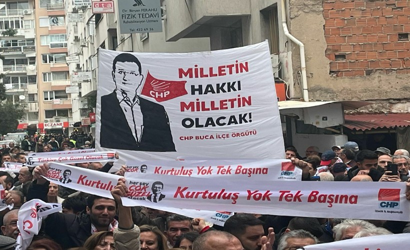 Ekrem İmamoğlu'nun tutuklanmasına CHP İzmir'den tepki