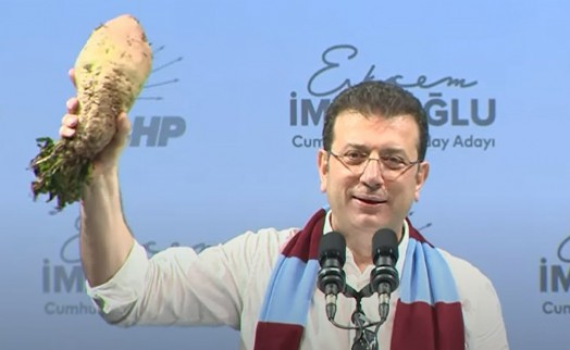 Ekrem İmamoğlu 'turpun büyüğünü' Trabzon'da gösterdi