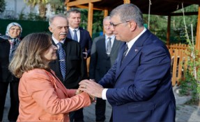 Gazilerden Başkan Tugay’ı duygulandıran armağan