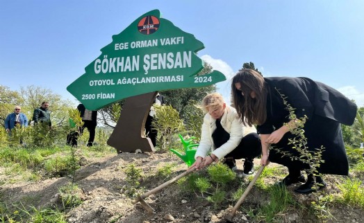Gökhan Şensan 2 bin 500 fidanda yaşayacak