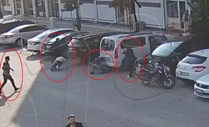 Gözü kara kadın kocasını korumak için silah çekti