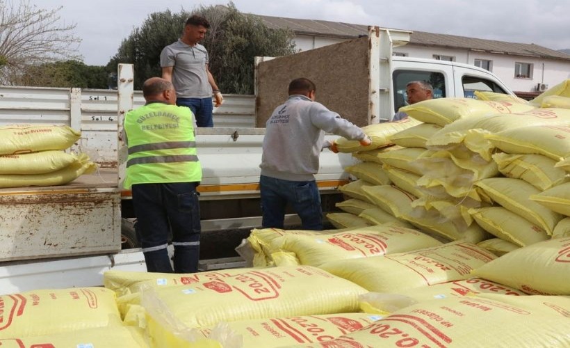 Güzelbahçe Belediyesi’nden çiftçiye desteğe devam