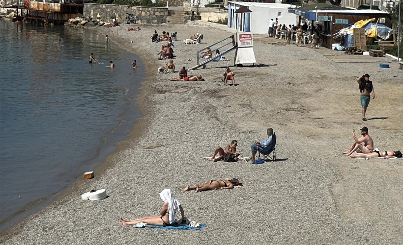 Havalar ısındı, sahiller doldu